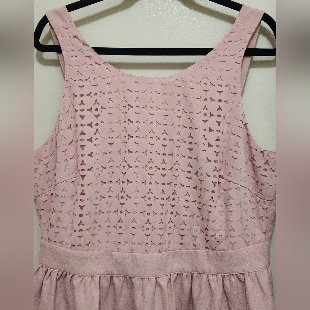 Forever 21 Plus mini dress in pink with cinched waist - Picture 8 of 11